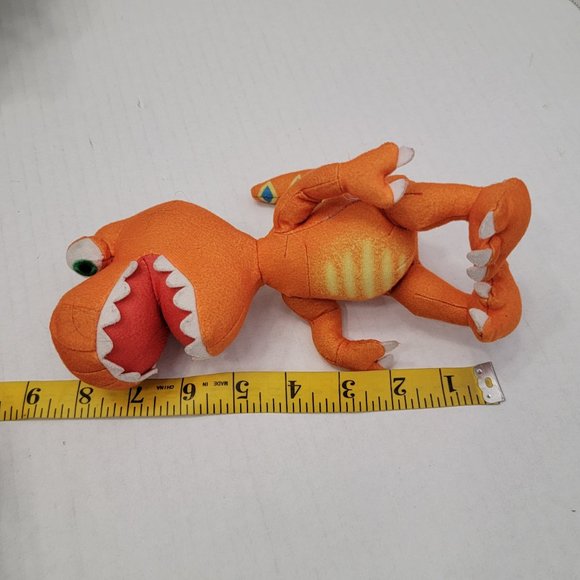 Jim Henson Orange Plush Dinosaur Train Buddy T Rex Toy 8" - Picture 9 of 13